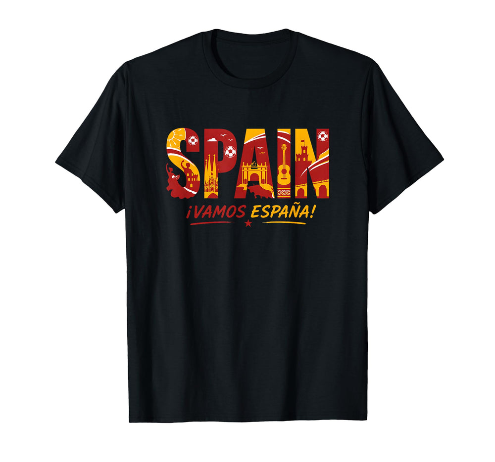Spain Soccer Vamos Espana Football 2026 T-Shirt - Minimalist Print Unisex