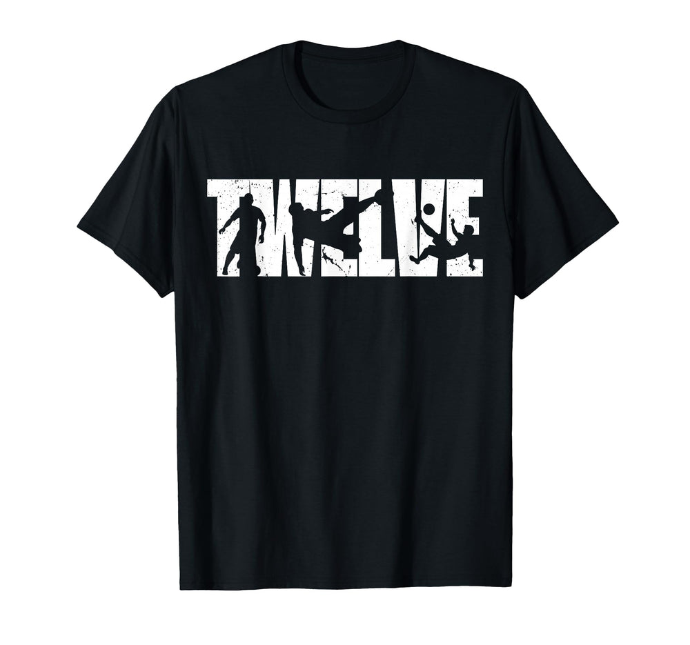 12Th Birthday Soccer 12 Years Old T-Shirt - Graphic Print Unisex