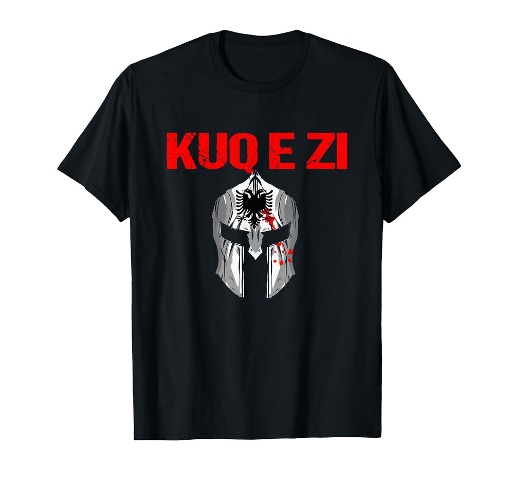 Kuq E Zi Albania Albanian Eagle Albania T-Shirt - Novelty Apparel Unisex