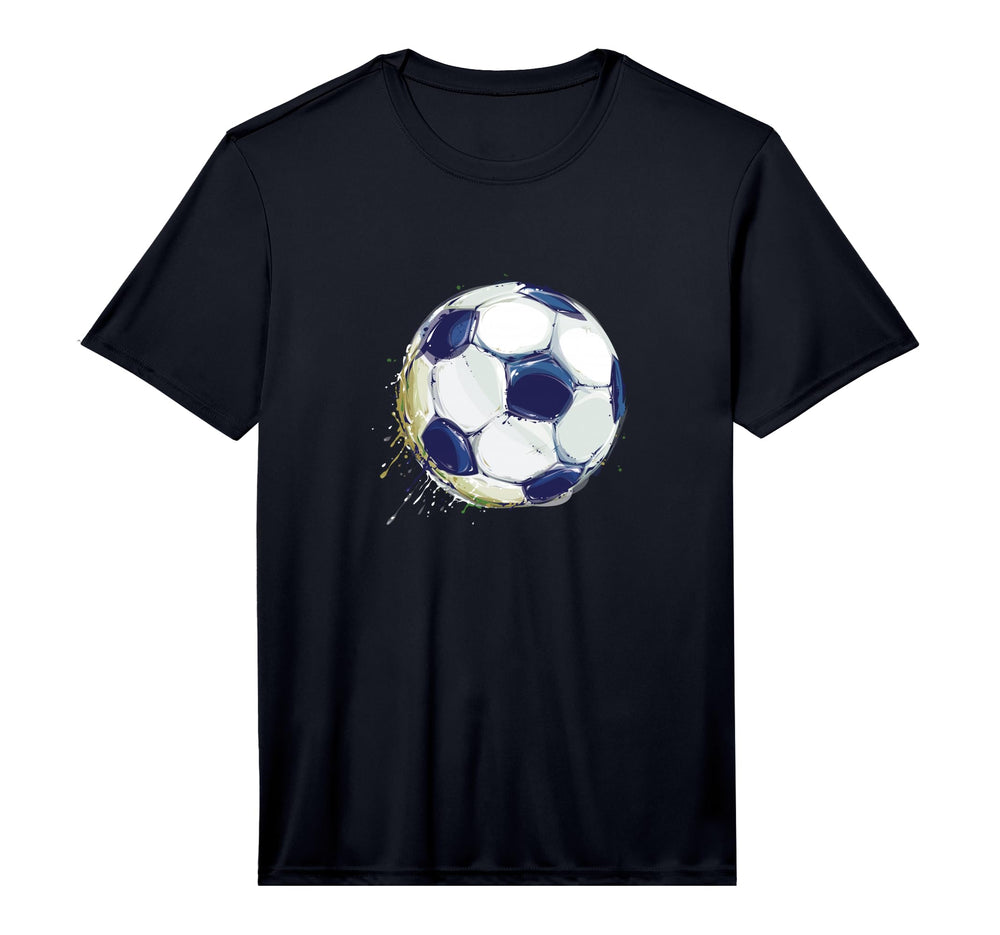 Athletic Soccer Football Ball Sports T-Shirt - Custom Art Print for Adults