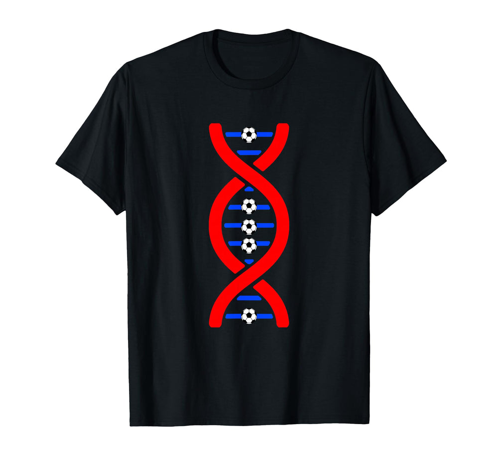 Soccer Dna Soccer Sport Lover T-Shirt - Fun Novelty Design for Adults