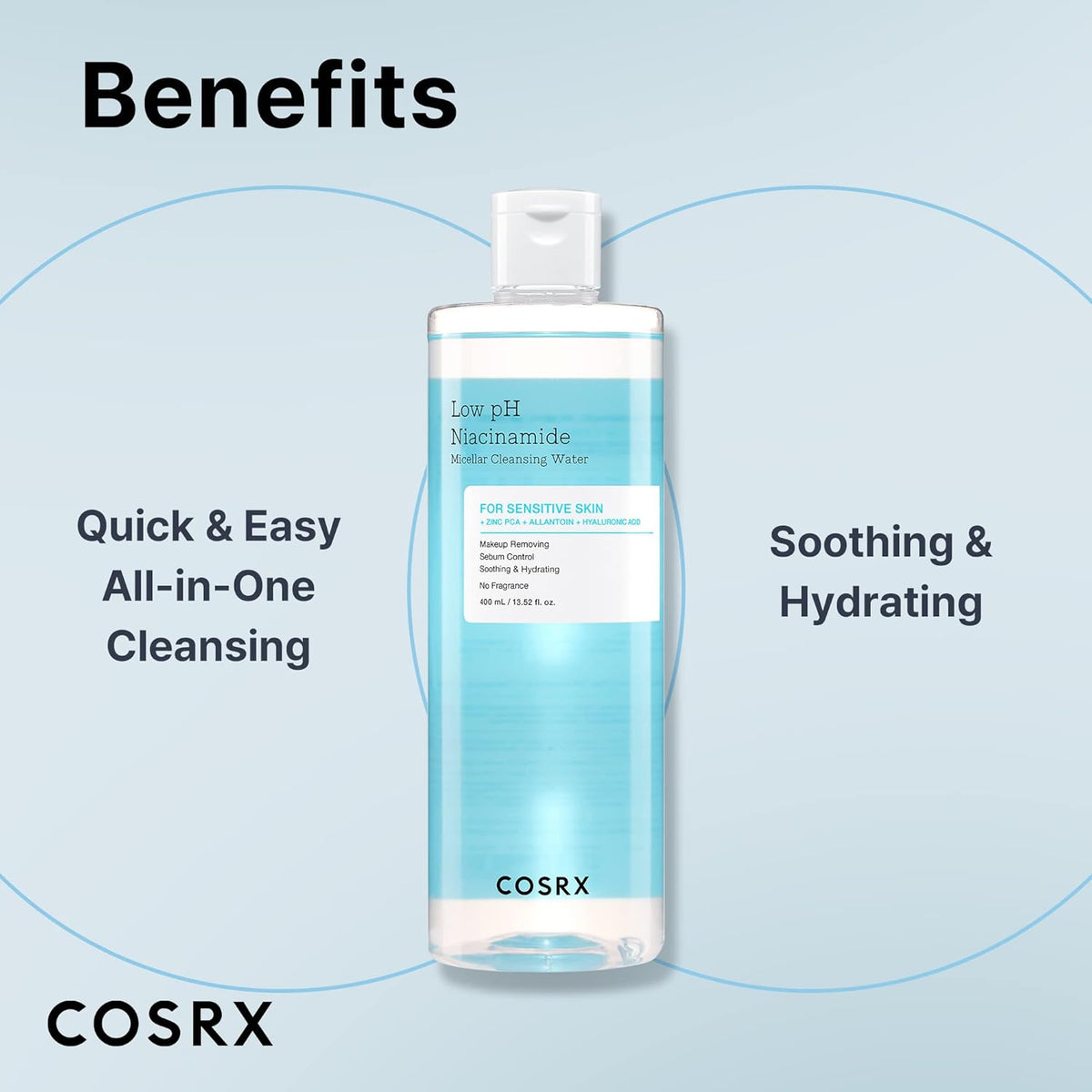 Cosrx Low pH Niacinamide Micellar Cleansing Water - Snipetell