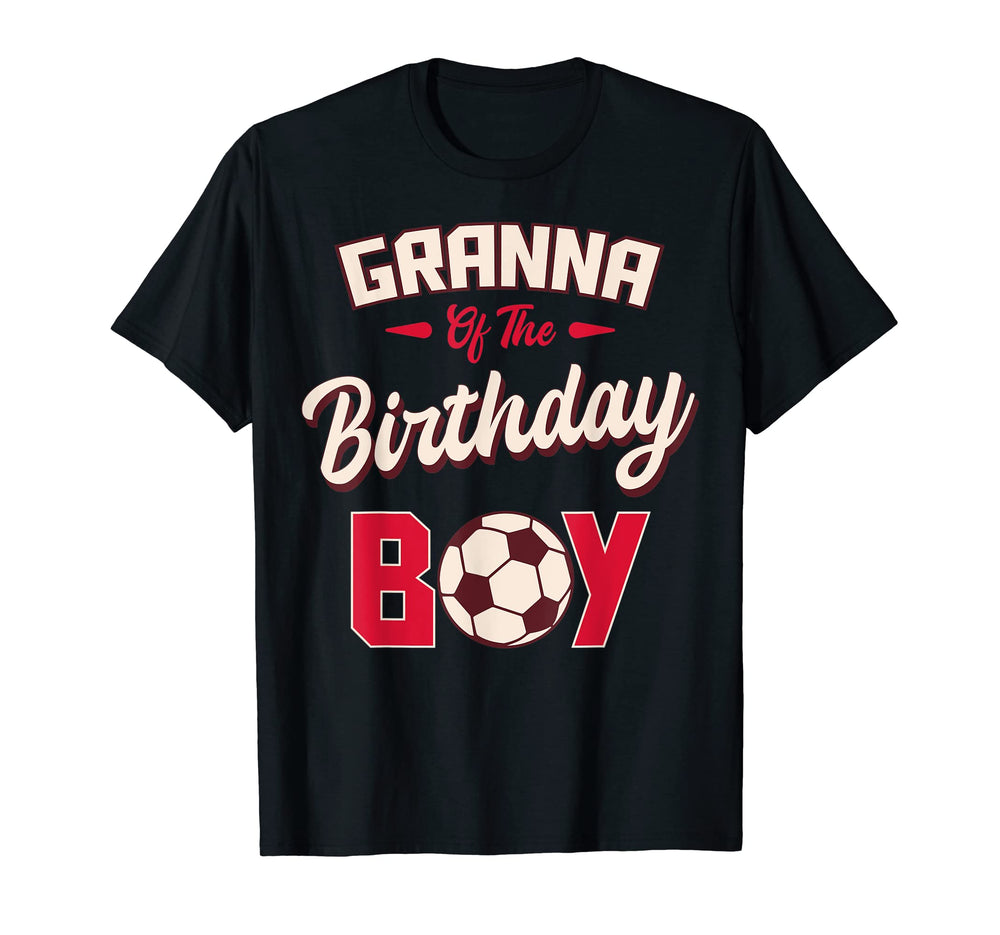 Granna Birthday Soccer Player Bday Party T-Shirt - Graphic Print Unisex