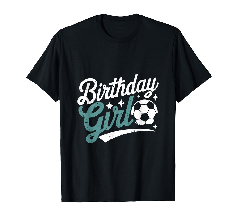 Birthday Soccer Hearts Fun Celebration T-Shirt - Graphic Print Unisex