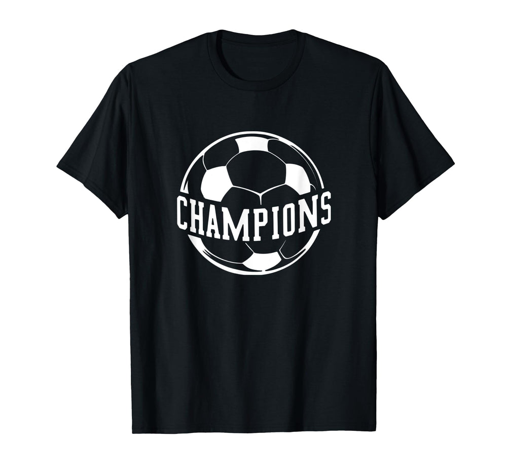 Football League Champions Cup T-Shirt - Minimalist Print for Adults