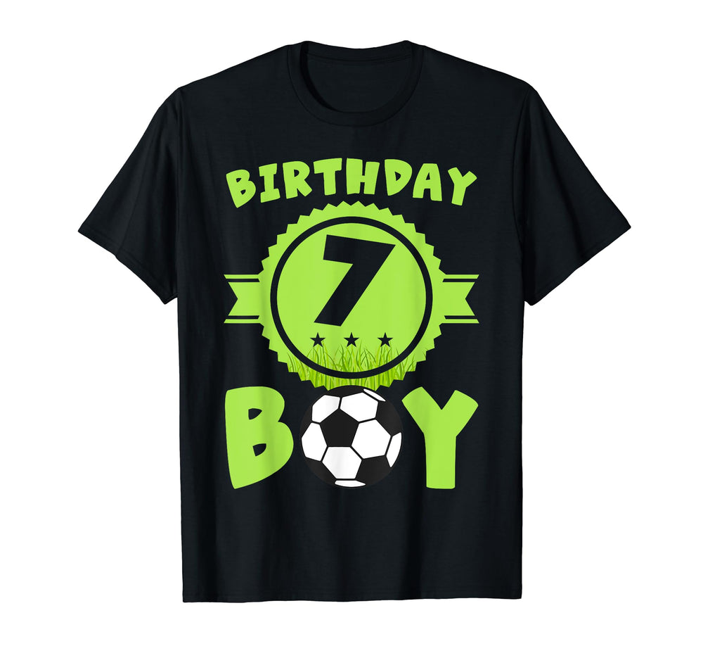 Baller Im 7 Years Old Birthday Soccer T-Shirt - Unique Graphic Unisex