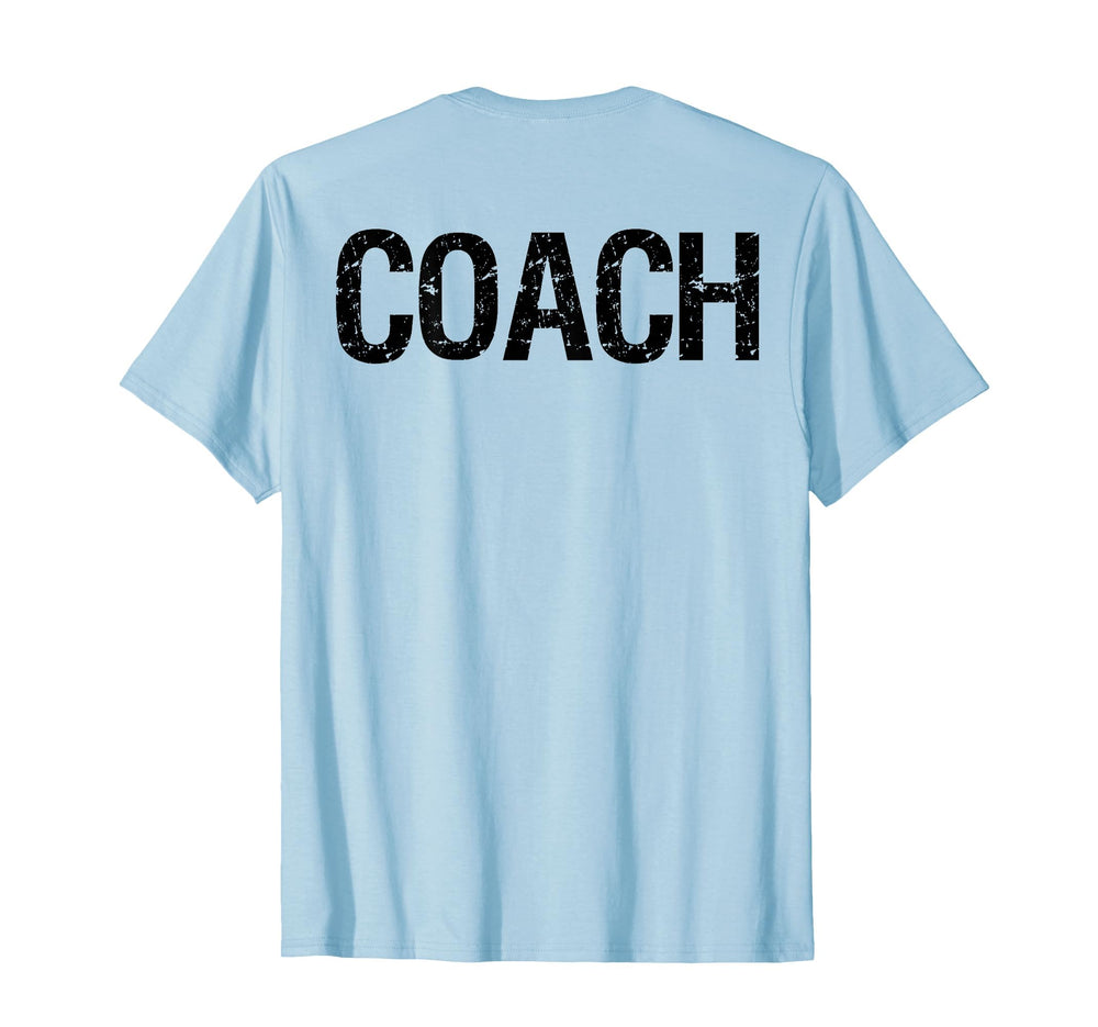 Coach Back Coaches Soccer Baseball T-Shirt - Aesthetic Graphic for Adults