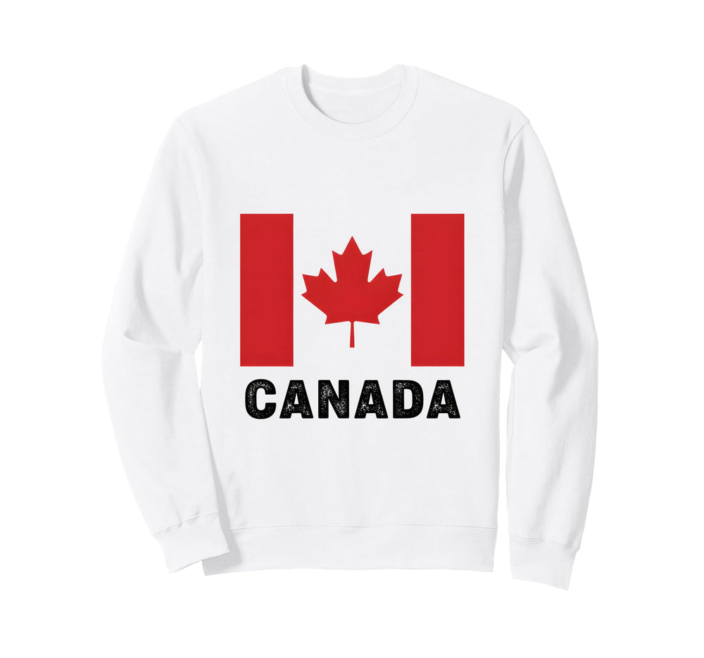 Retro10 Canada Soccer Football Flag Sweatshirt - Graphic Print Men Women