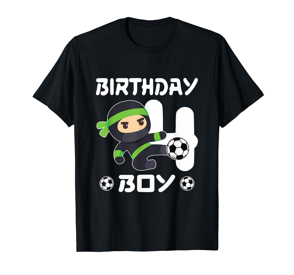 4Th Birthday Soccer Four 4 Year Old T-Shirt - Graphic Print Men Women