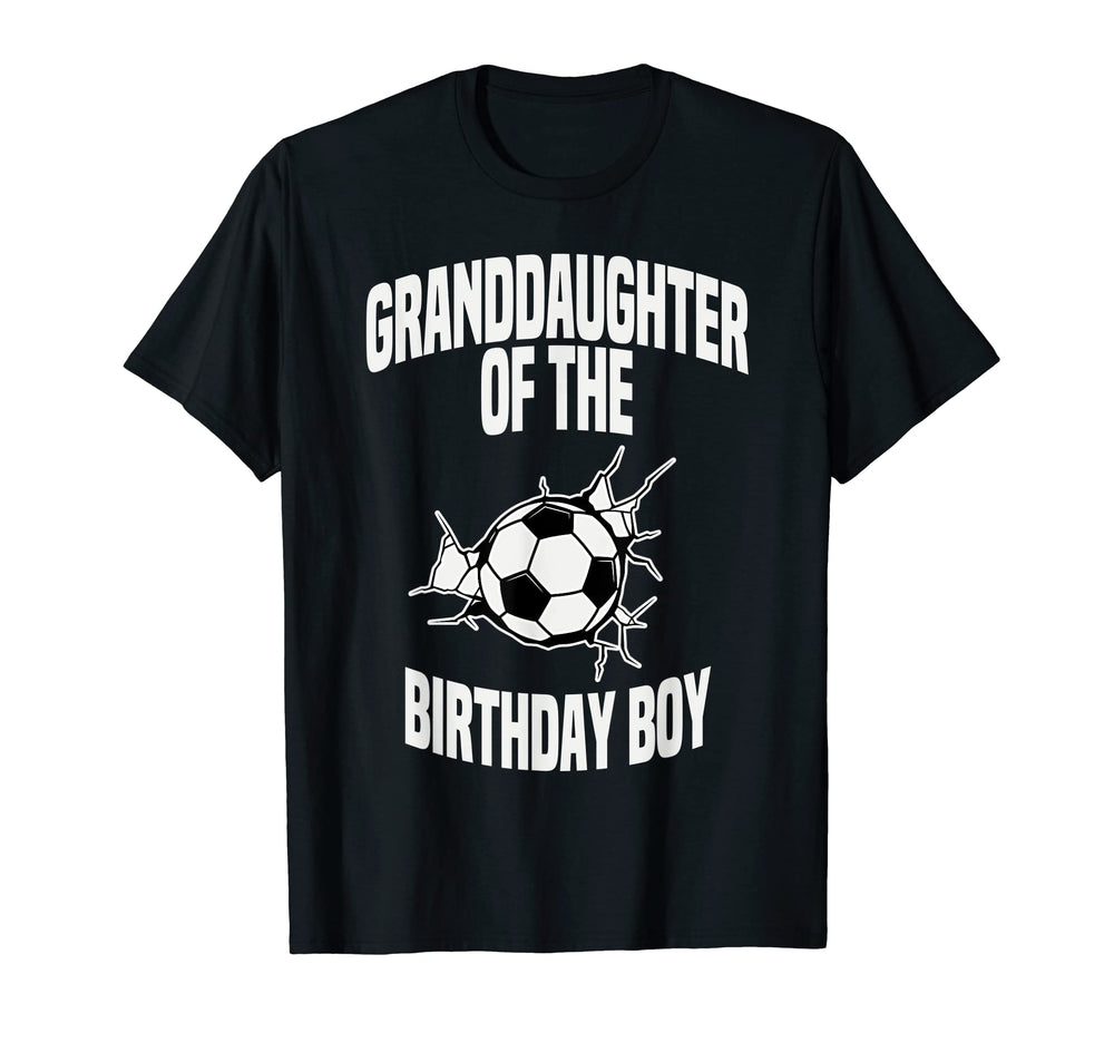 Granddaughter Birthday Soccer Team T-Shirt - Fun Novelty Design Men Women