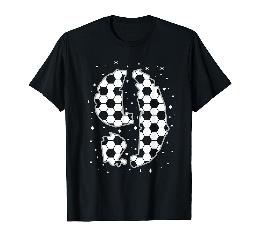9 Year Old Soccer Birthday Ninth T-Shirt - Casual Everyday Wear for Adults