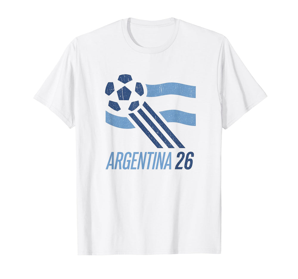 Argentina Futbol Soccer Cup 2026 T-Shirt - Graphic Print Men Women