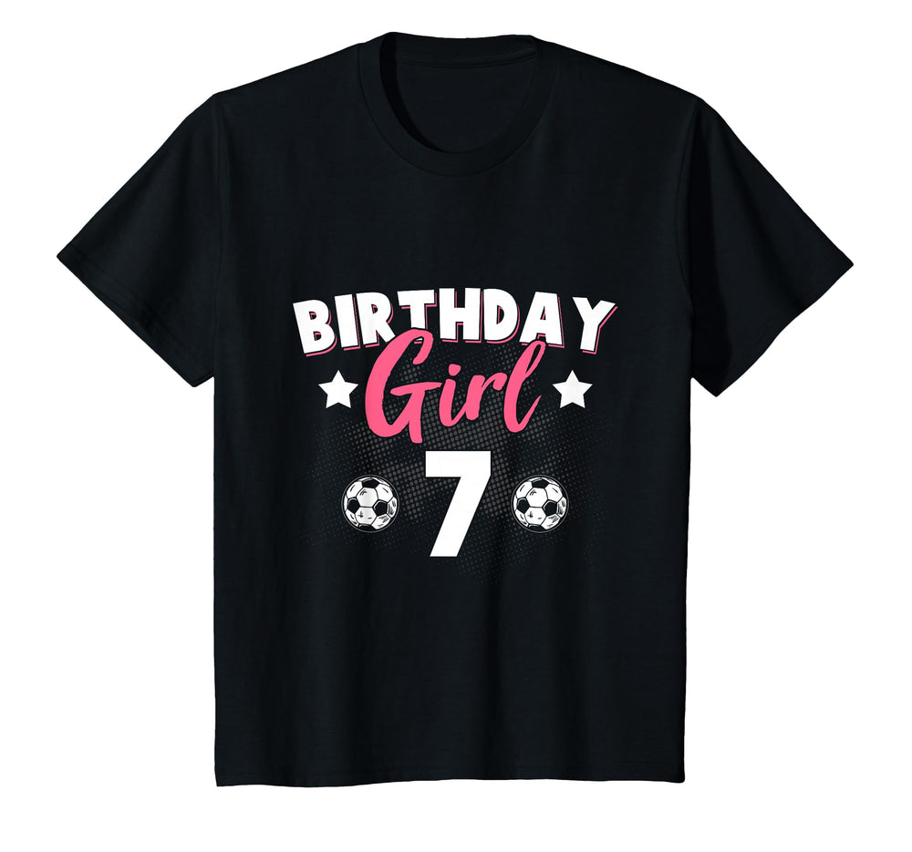 Funny Soccer Lover 7Th Birthday Soccer T-Shirt - Novelty Apparel Unisex