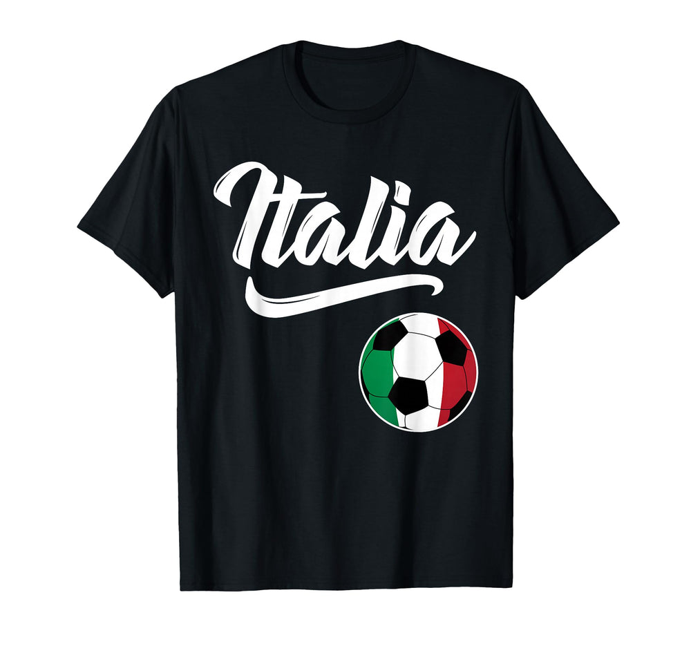 Italia Soccer Italy Flag Italian T-Shirt - Aesthetic Graphic for Adults