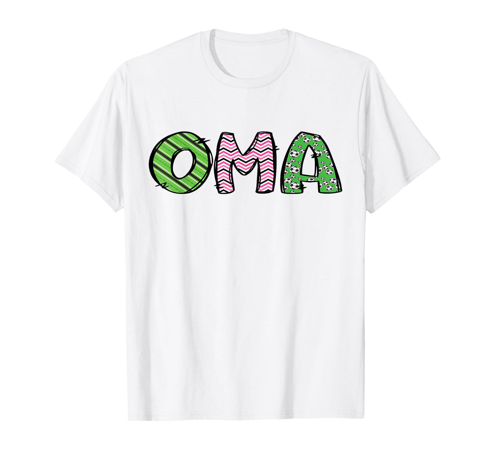 Soccer Oma Funny Soccer Birthday Family T-Shirt - Trendy Graphic Men Women