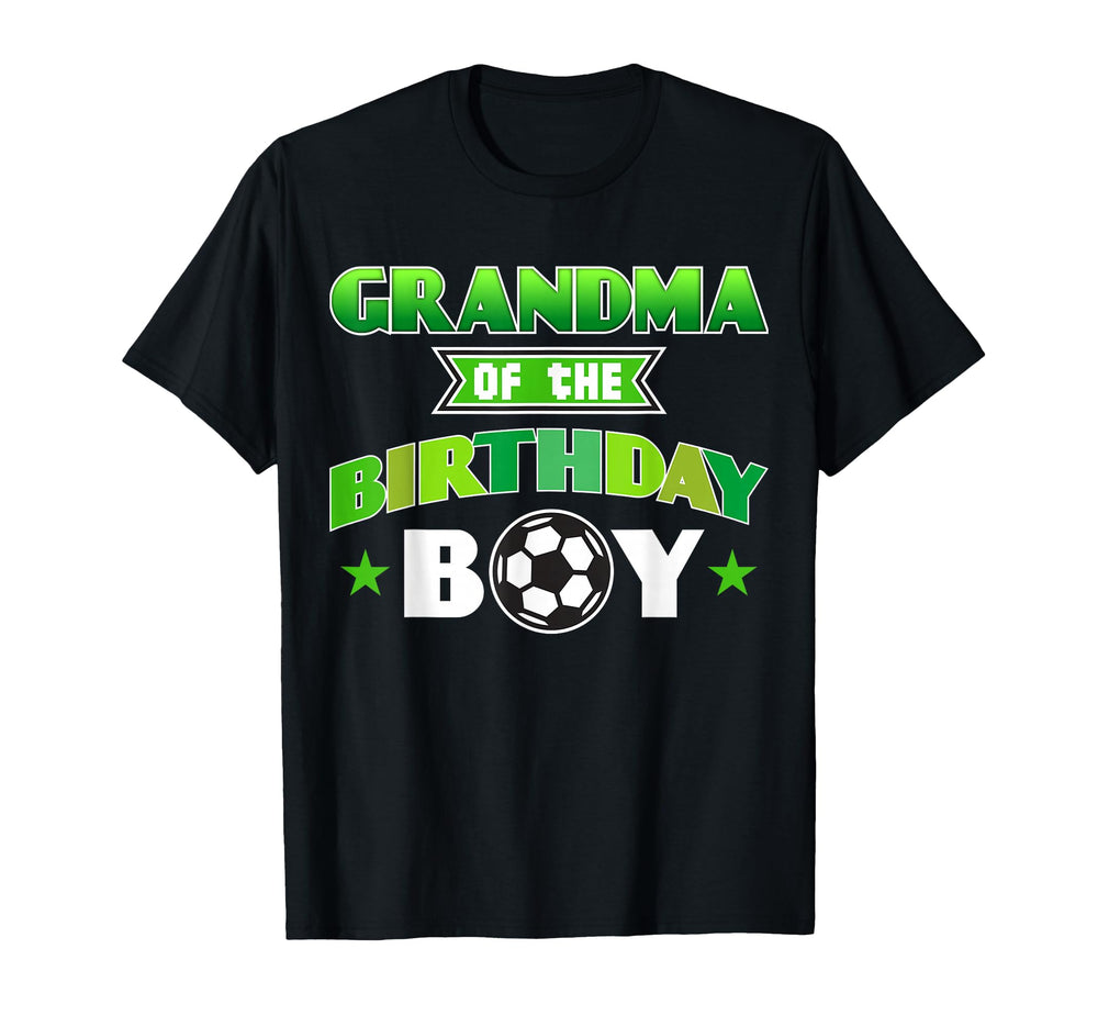 Grandma Birthday Soccer Party T-Shirt - Fun Novelty Design Men Women