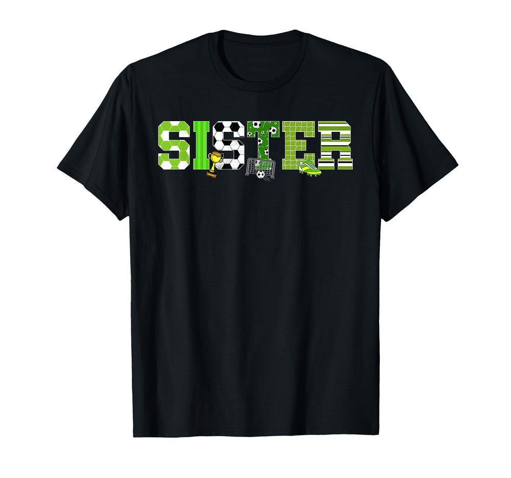 Soccer Sister Birthday Party Soccer T-Shirt - Streetwear Style for Adults