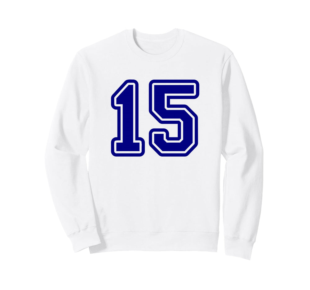 Blue Sport Team 15 Sweatshirt - Novelty Apparel Men Women