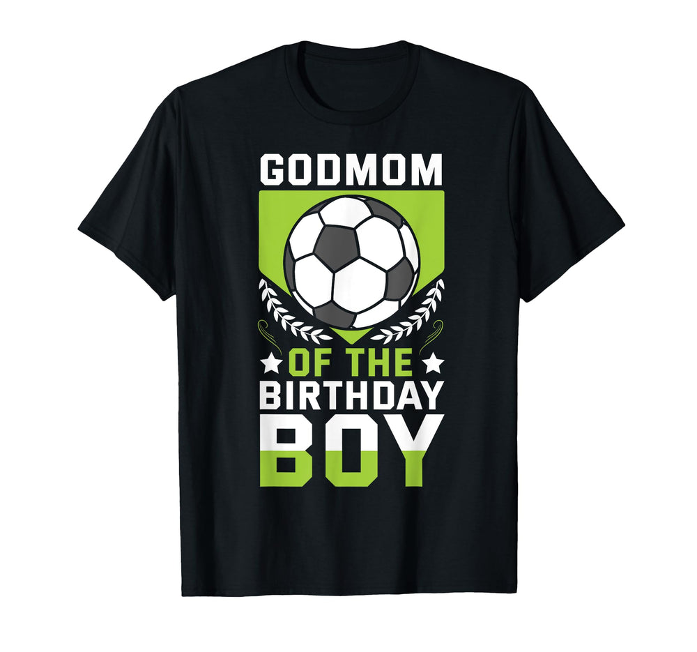 Godmom Birthday Soccer Player Bday T-Shirt - Fun Novelty Design for Adults
