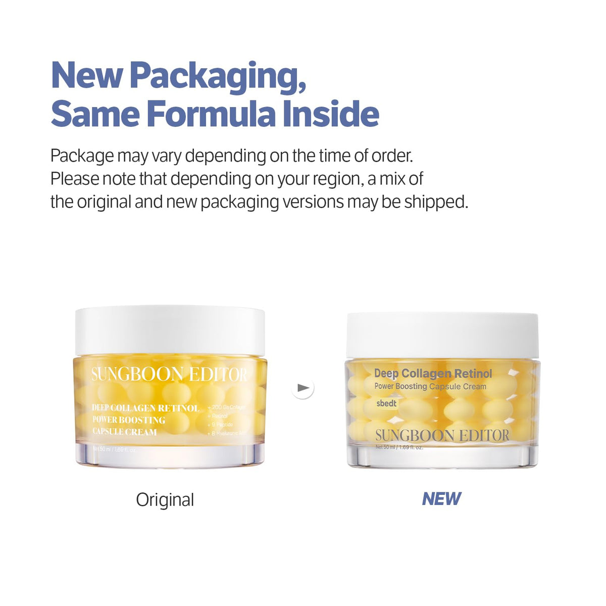 Sungboon Editor Deep Collagen Retinal Power Boosting Capsule Cream - Snipetell