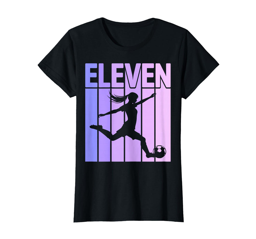 11Th Birthday Soccer Player Eleven T-Shirt - Fun Novelty Design Unisex