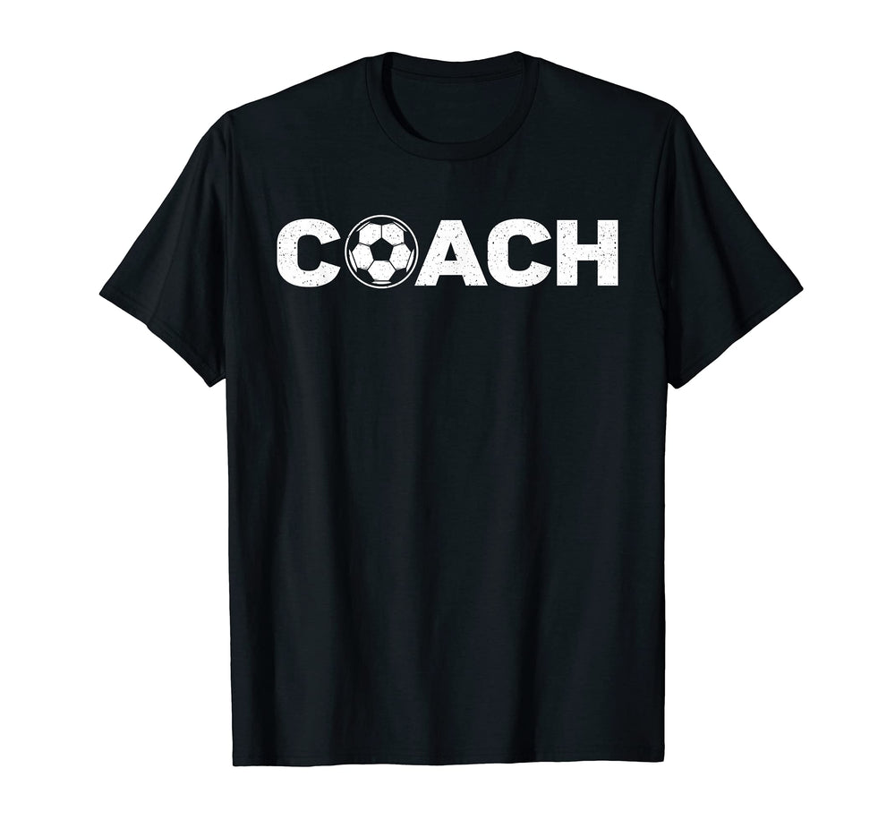 Soccer Coach Coaching Staff Soccer T-Shirt - Minimalist Print for Adults