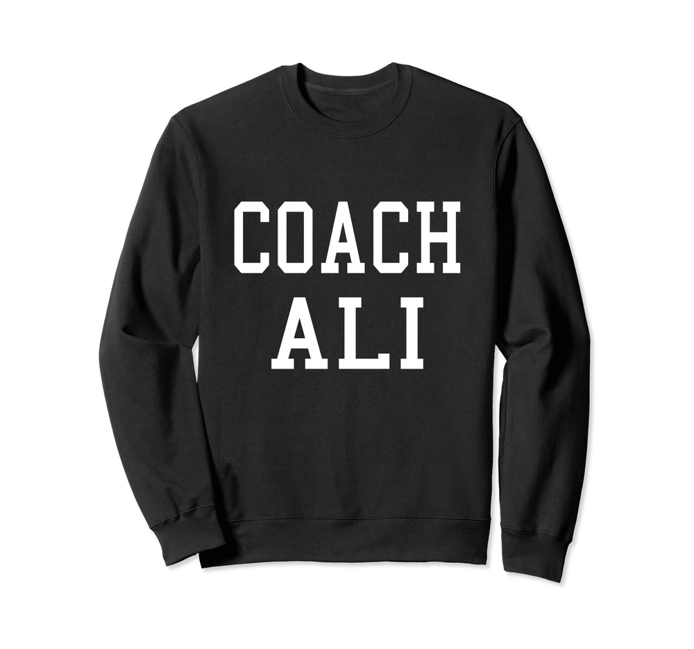 Coach Ali Custom Football Soccer Sweatshirt - Aesthetic Graphic Unisex