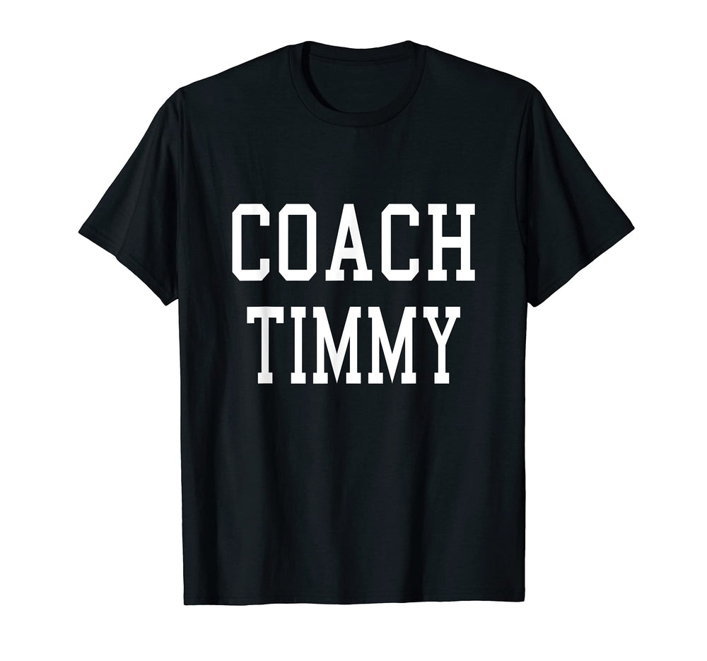 Coach Timmy Custom Football Soccer T-Shirt - Custom Art Print Unisex