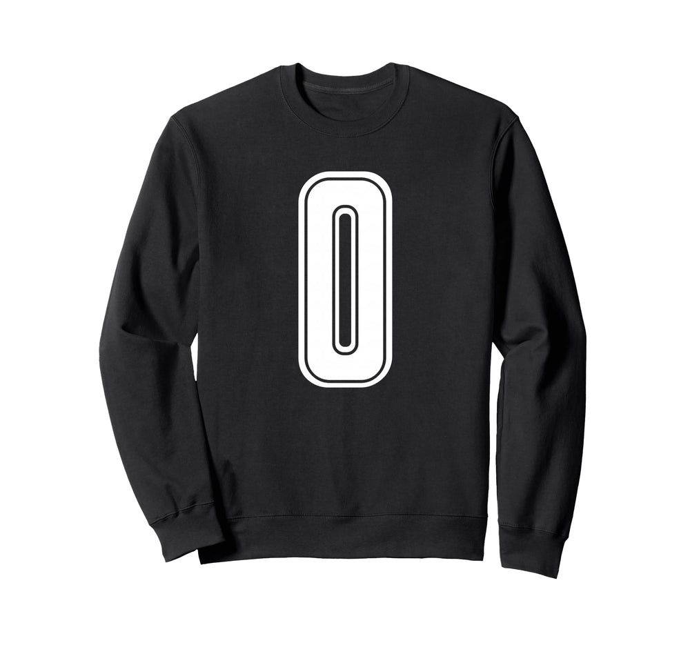 White Sport Team Number 0 Sweatshirt - Streetwear Style Men Women