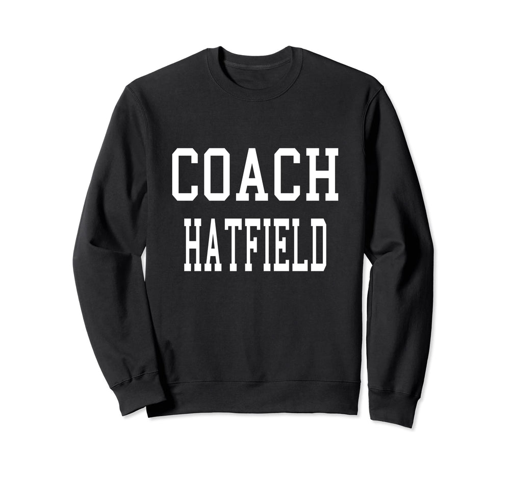 Coach Hatfield Custom Football Sweatshirt - Unique Graphic for Adults