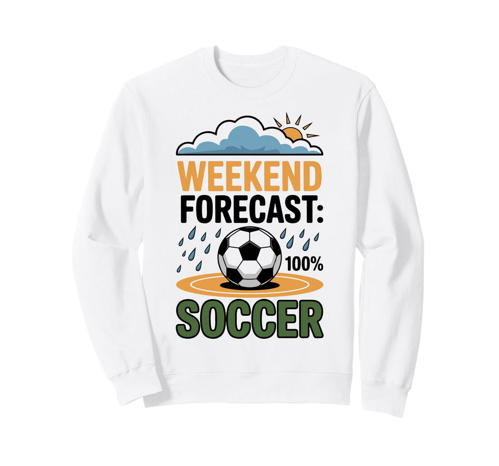Soccer Fan Training Soccer Sweatshirt - Minimalist Print for Adults