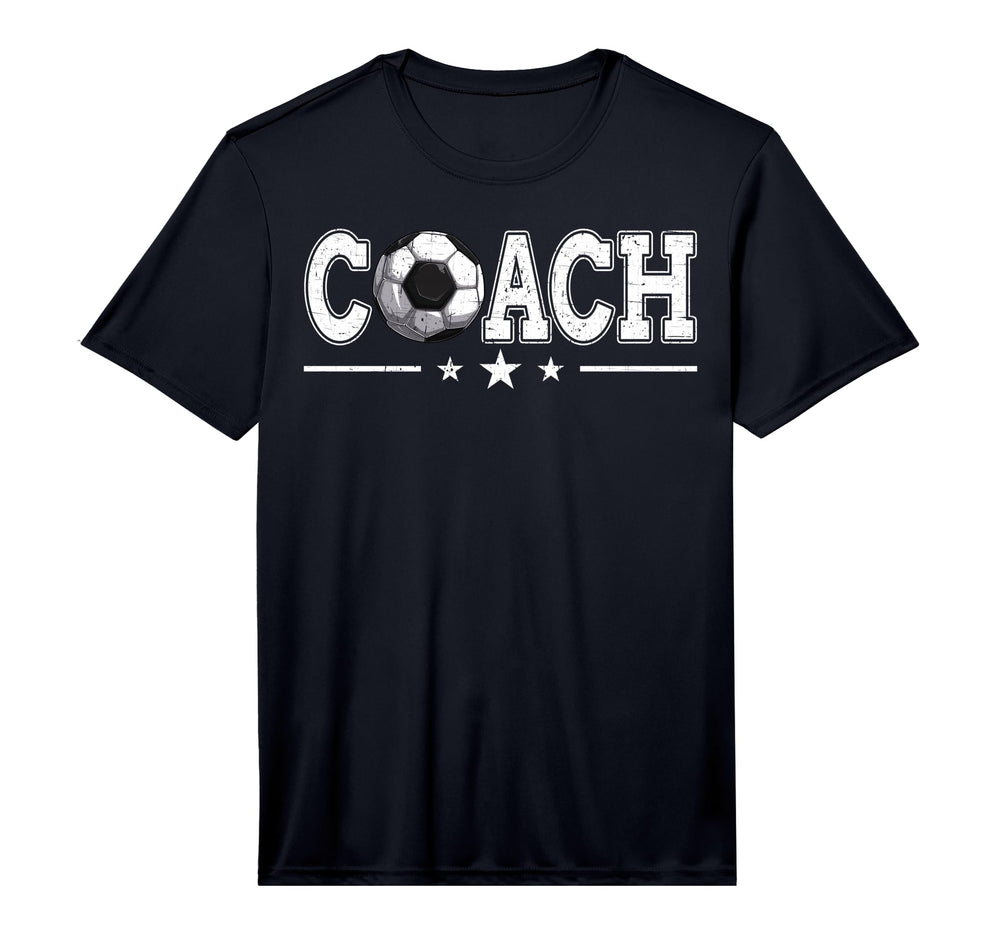 Mens Soccer Coach Coaching Staff T-Shirt - Graphic Print for Adults