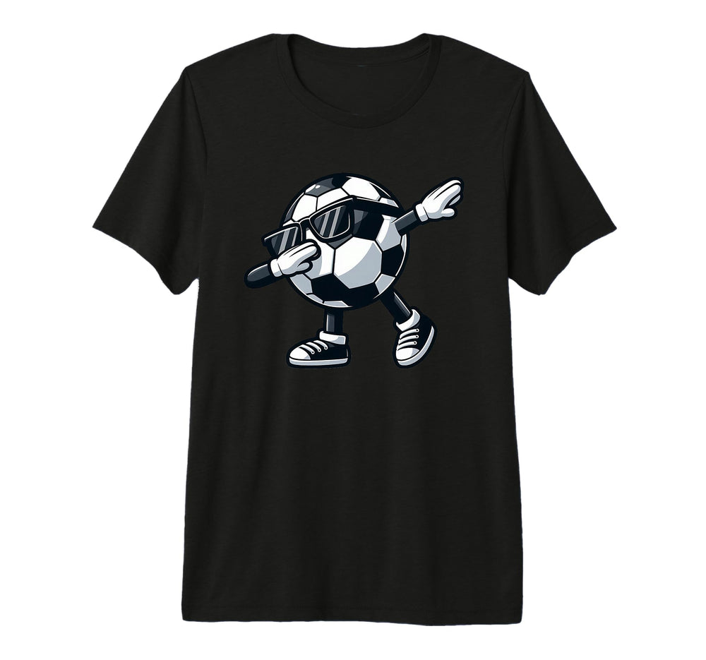 Dabbing Soccer Ball Soccer Sports T-Shirt - Aesthetic Graphic Men Women