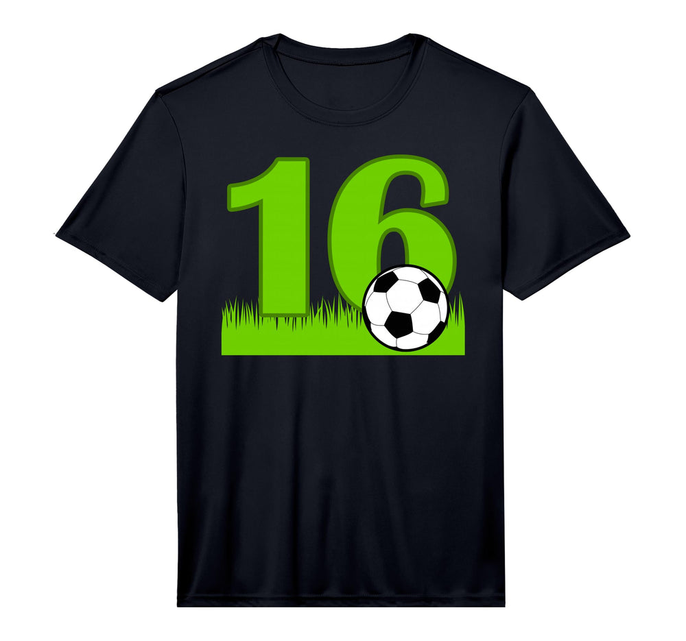 16Th Birthday Soccer 16 Years Old T-Shirt - Unique Graphic Men Women