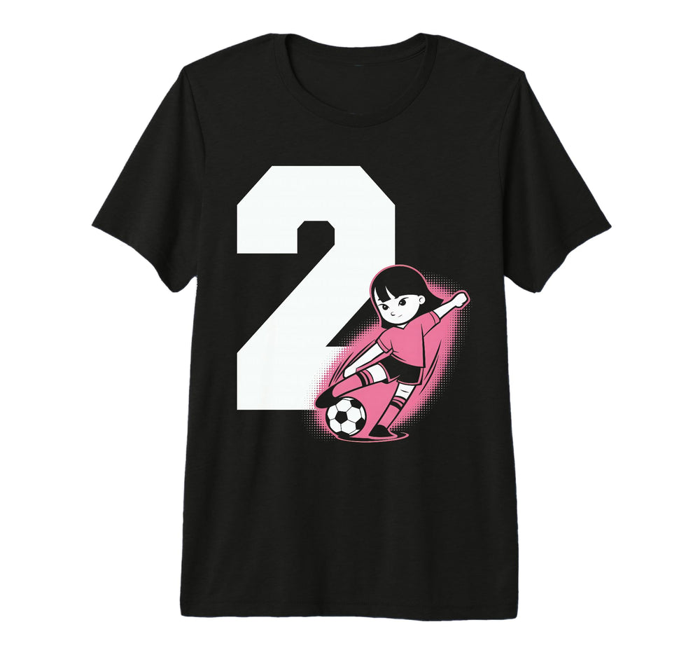 2 Soccer Birthday Gift Soccer Fan T-Shirt - Unique Graphic Men Women