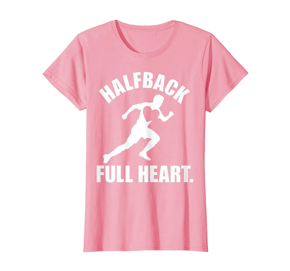 Halfback Full Heart Soccer Fan T-Shirt - Novelty Apparel Men Women