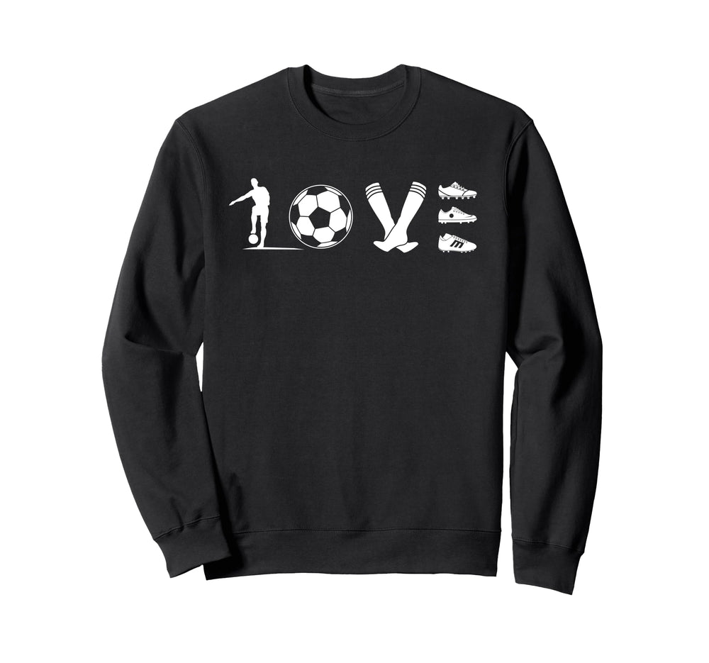 Soccer Love Gift Football Player Teens Sweatshirt - Streetwear Style Unisex