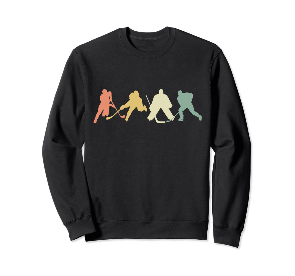 Ice Hockey Athlete Winter Sport Sweatshirt - Aesthetic Graphic Unisex