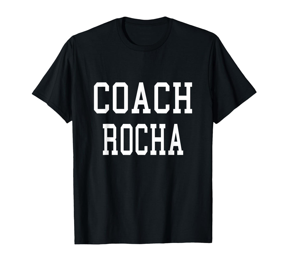 Coach Rocha Custom Football Soccer T-Shirt - Fun Novelty Design Men Women