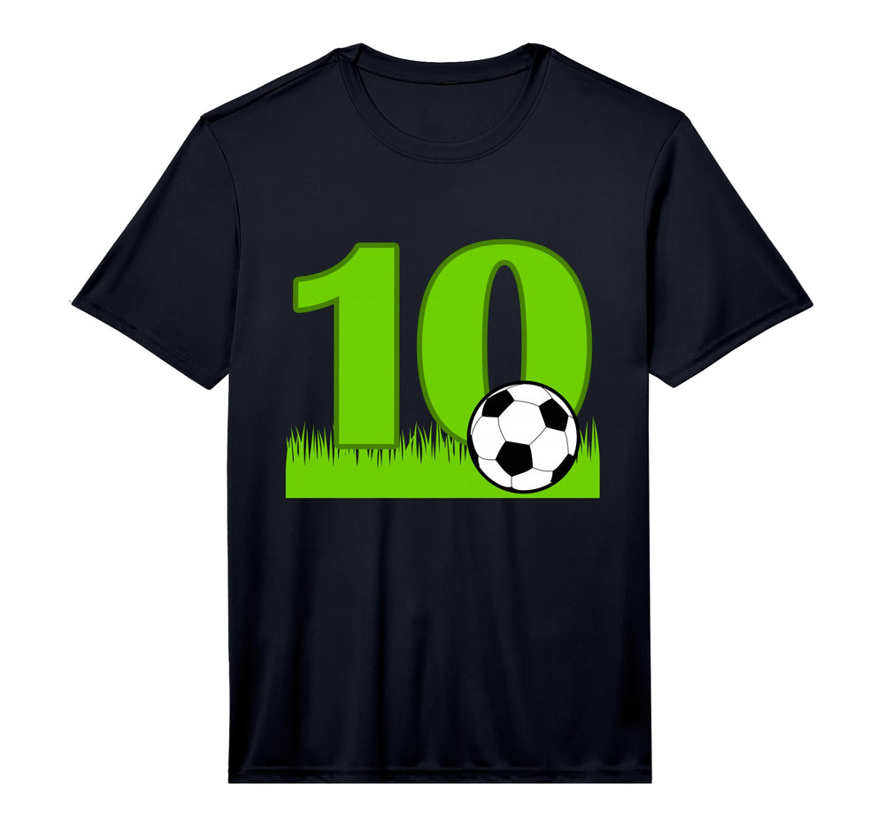 10Th Birthday Soccer 10 Years Old T-Shirt - Streetwear Style Men Women