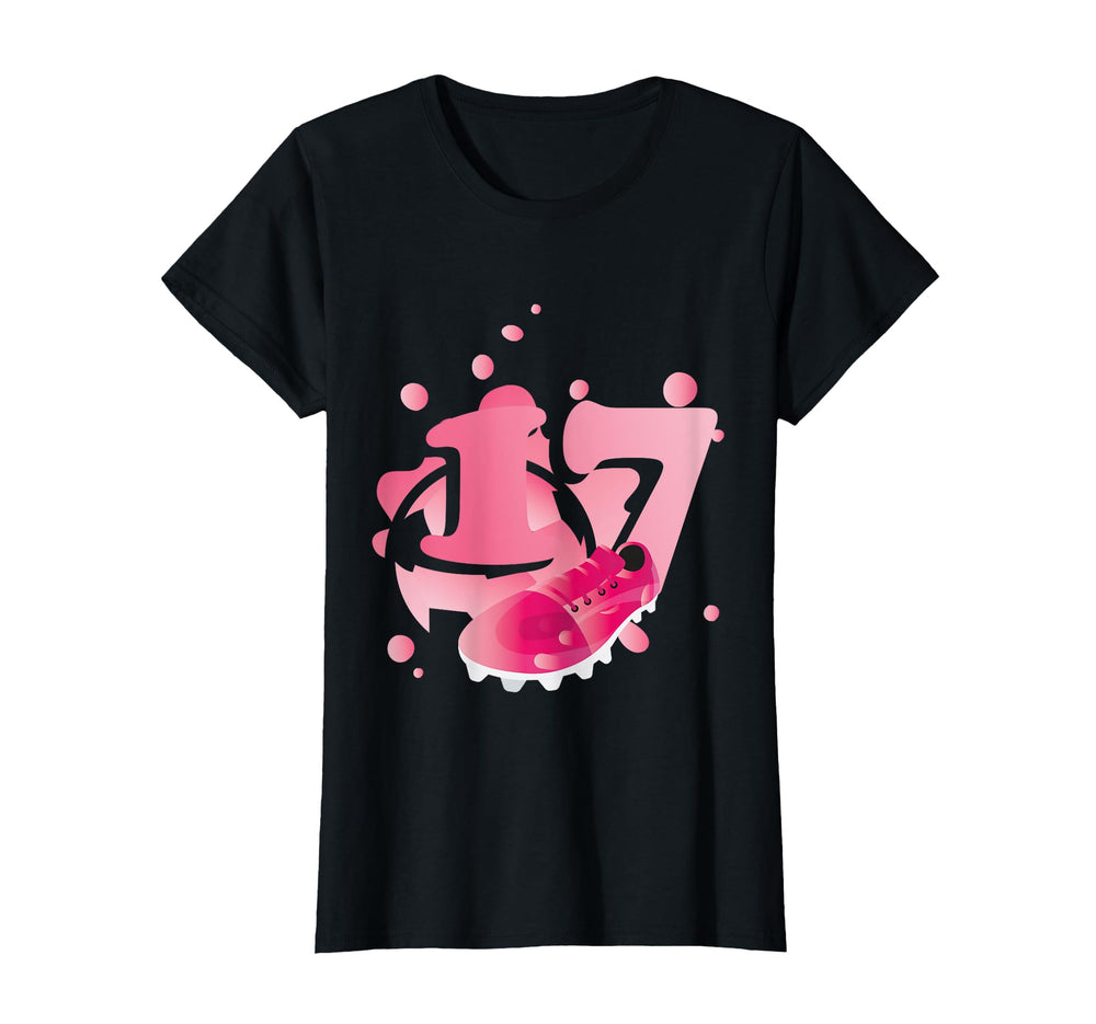 17Th Birthday Soccer Player Football T-Shirt - Casual Everyday Wear Unisex