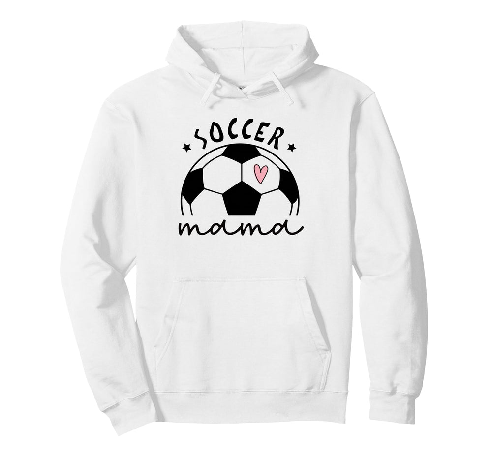 Soccer Mama Heart Ball Game Day Hoodie - Minimalist Print Men Women
