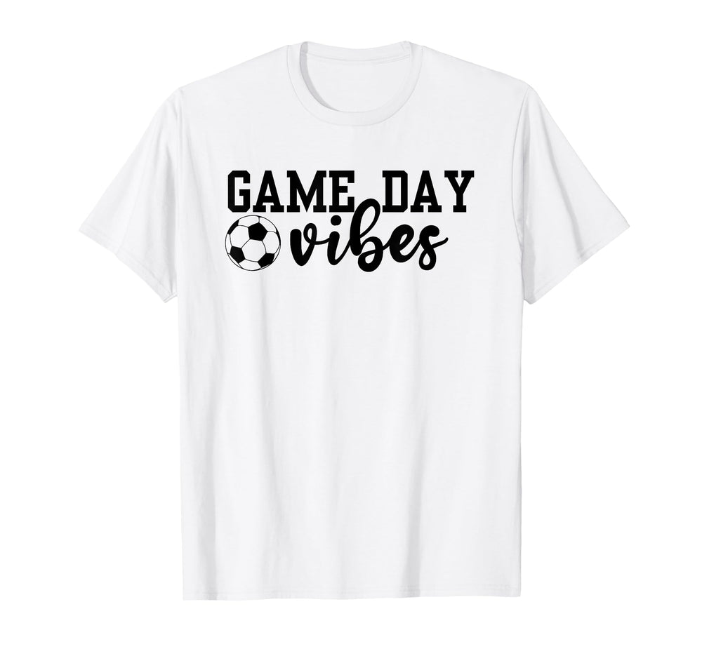 Game Day Vibes Soccer Coach Team Squad T-Shirt - Unique Graphic Men Women