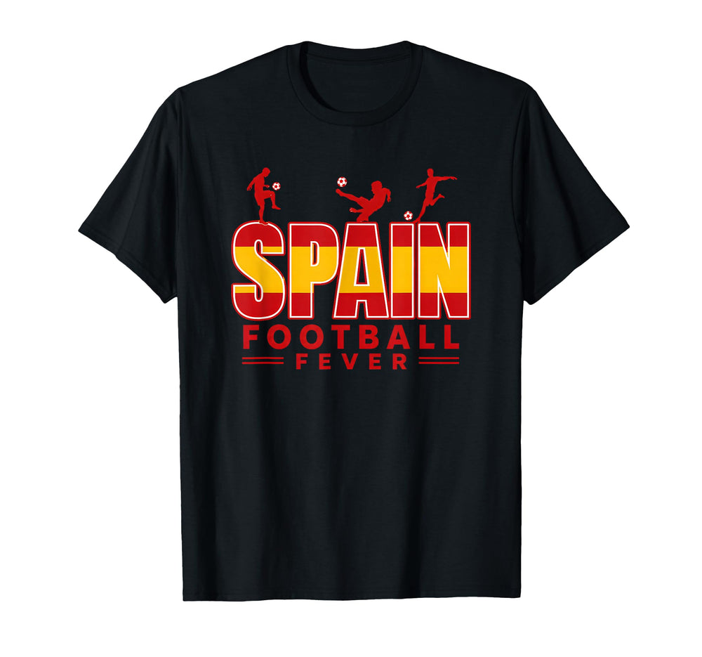 Spain Football Fever 2026 Soccer Fans T-Shirt - Aesthetic Graphic Unisex