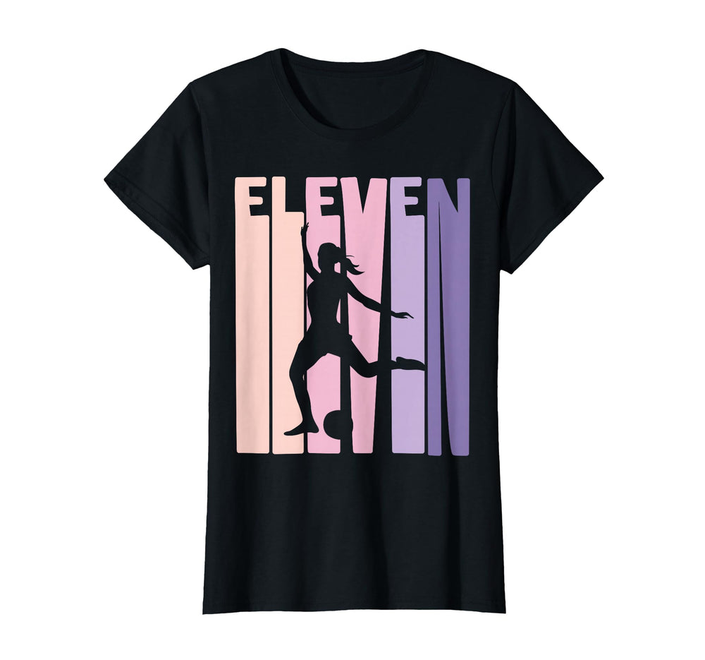 11 Years Soccer Gift 11Th Birthday T-Shirt - Trendy Graphic Men Women