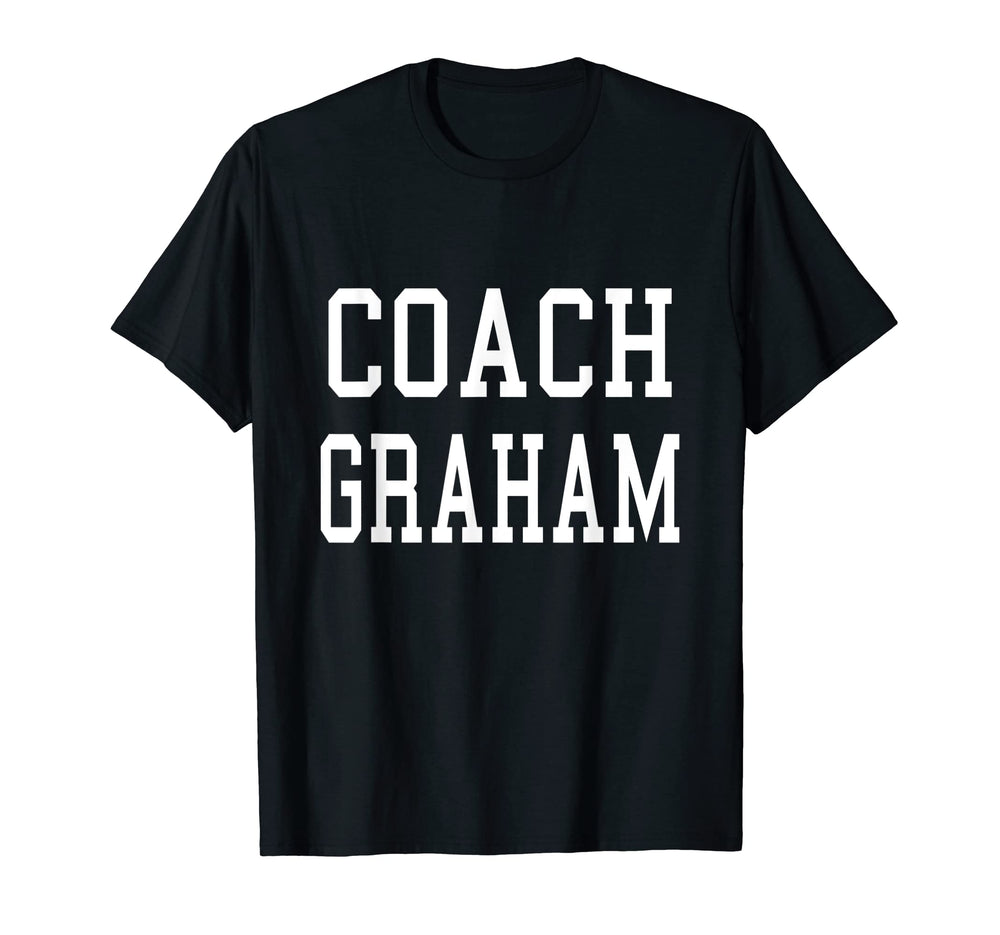 Coach Graham Custom Football Soccer T-Shirt - Aesthetic Graphic Men Women
