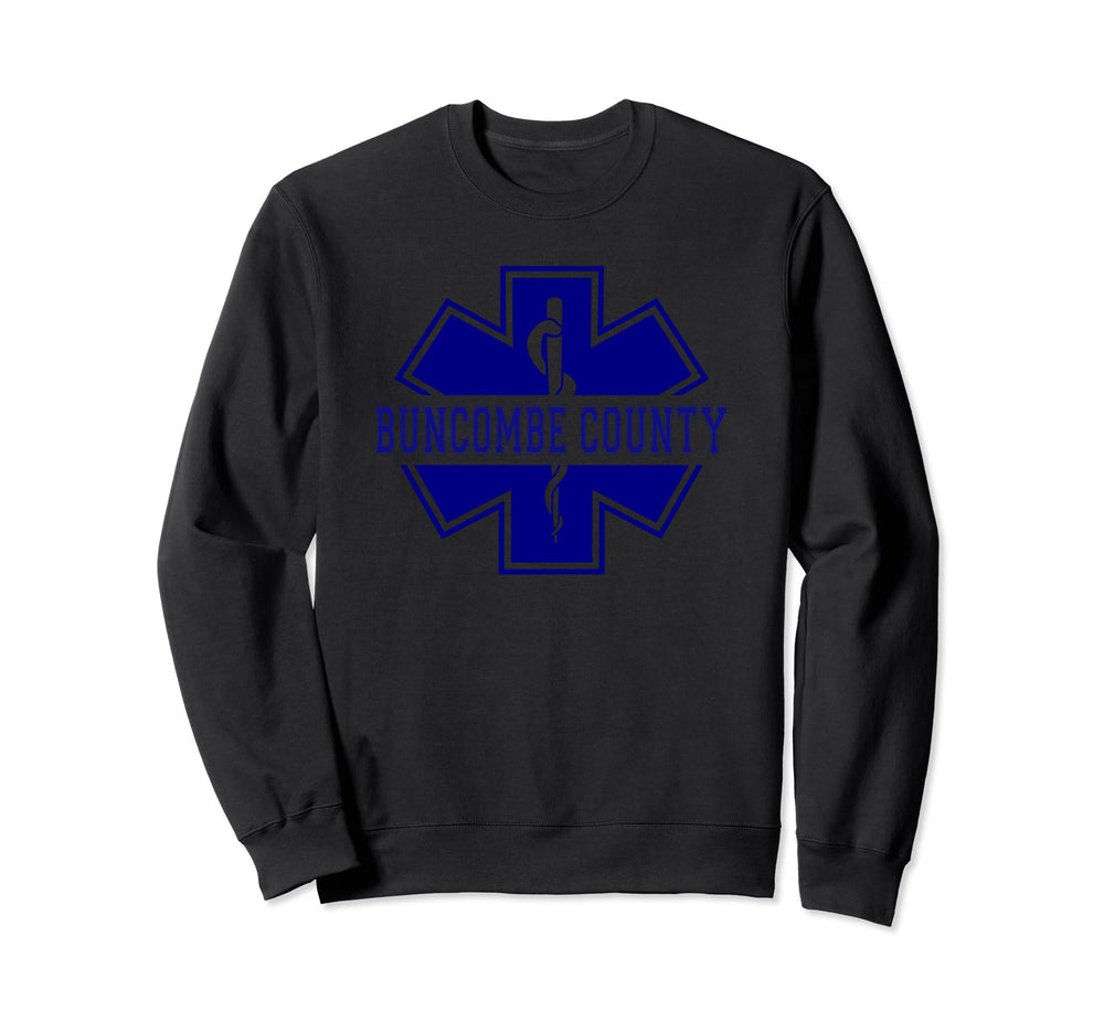 Buncombe County Paramedic Star Life Sweatshirt - Novelty Apparel Unisex