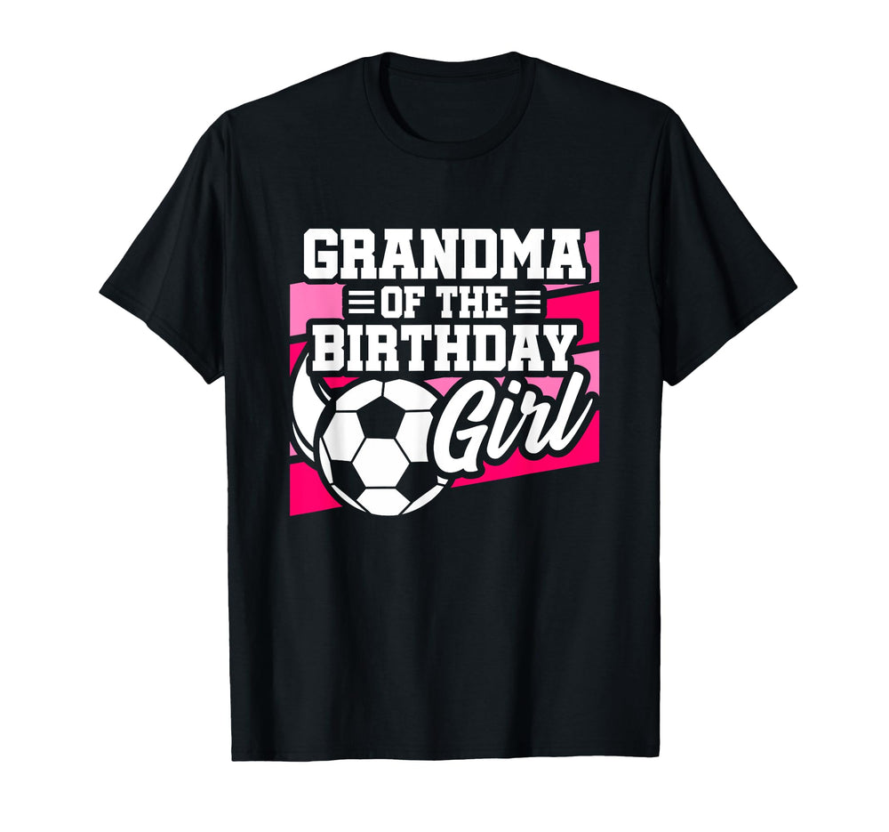 Soccer Birthday Birthday Grandma Soccer T-Shirt - Minimalist Print Unisex