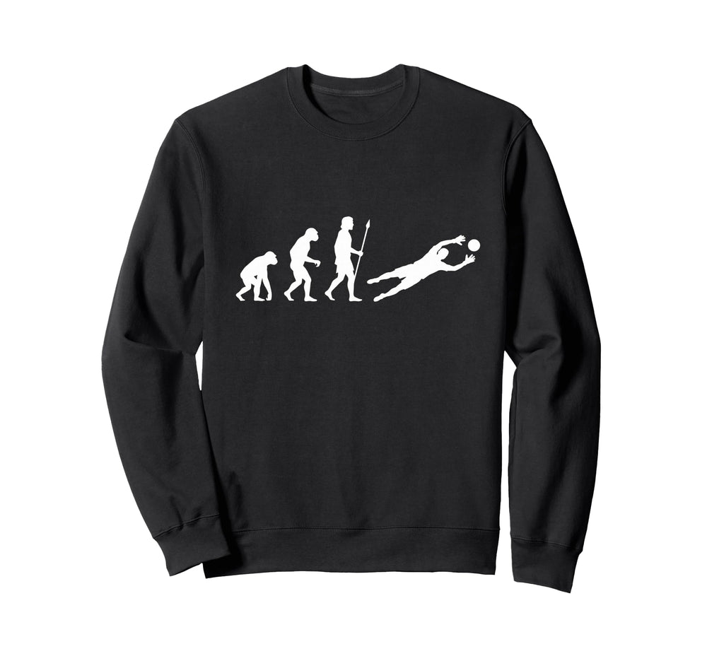 Evolution Soccer Goalkeeper Football Sweatshirt - Streetwear Style Unisex