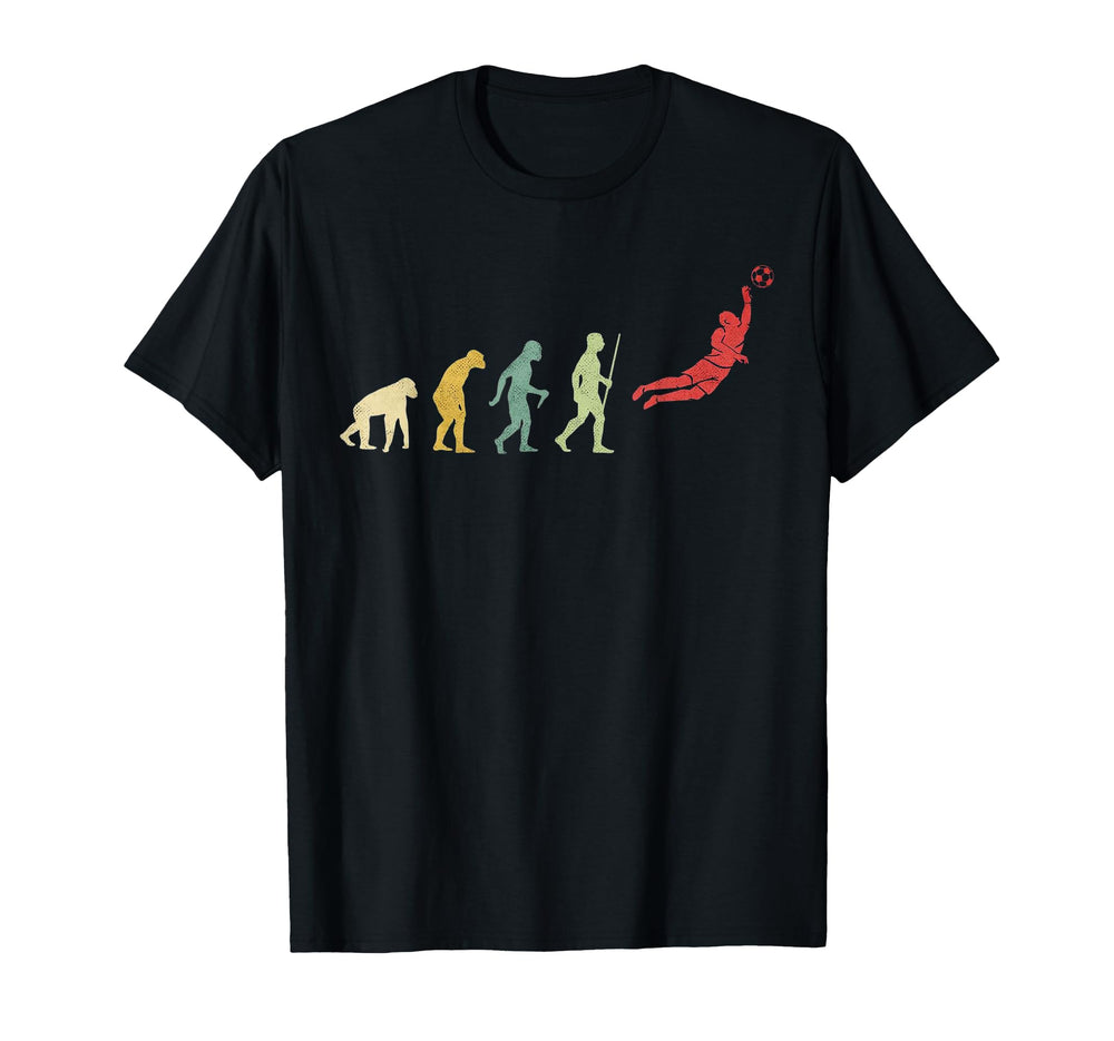 Evolution Soccer Goal Keeper T-Shirt - Casual Everyday Wear Unisex